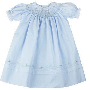 Feltman Brothers  NWT - Blue Rosette Bishop Dress